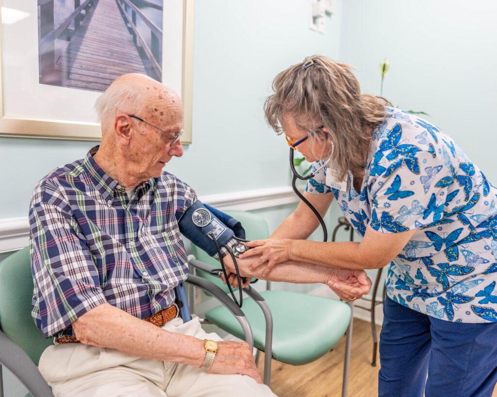 Senior medical checkup