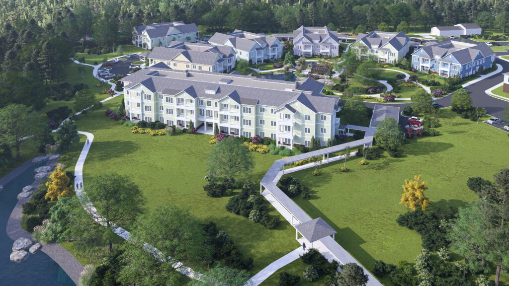 Porters Neck Arial View